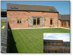 Barn conversion - before and after
